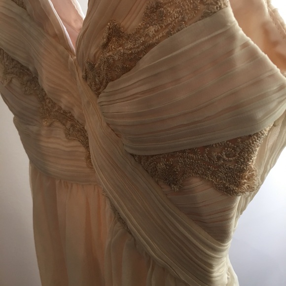 Grecian Minuet Chiffon Dress - Picture 3 of 5
